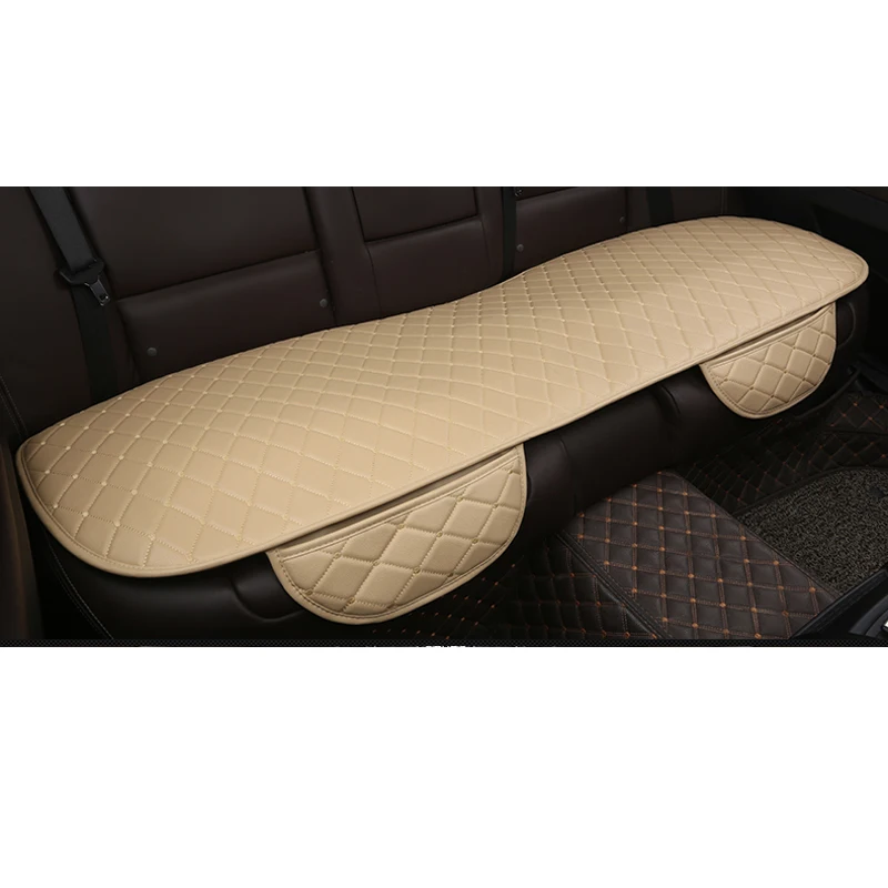 

Car Seat Cover PU Leather Car Back Rear Seat Cushion Protector Automobiles Universal Auto Pad Four Seasons Interior Accessories