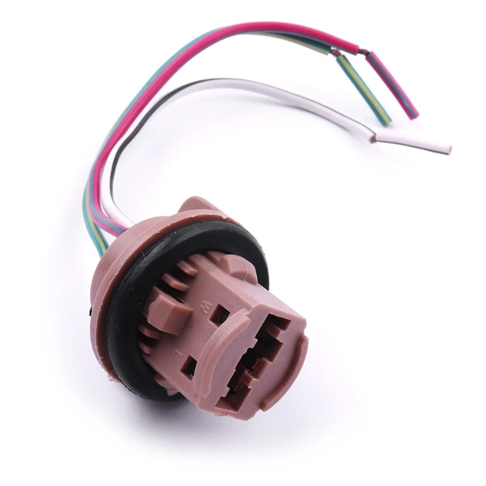 Universal 1Pcs Bulb Wedge Plugs Sockets for Signal Brake Bulb Lights