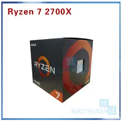 Новый процессор AMD Ryzen 7 2700X R7 2700X3,7 ГГц Восьмиядерный Sinteen-Thread 16M 105W процессор процессора YD270XBGM88AF разъем AM4