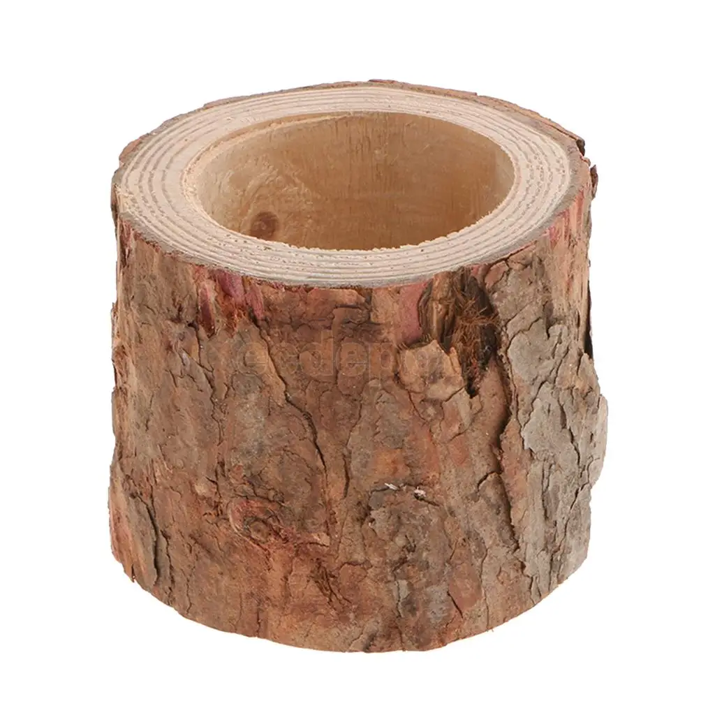 Vintage Wooden Round Tea Light Candle Holder Candelabra Wedding Decoration - Home Bar Shop Cafe Xmas Light Holder