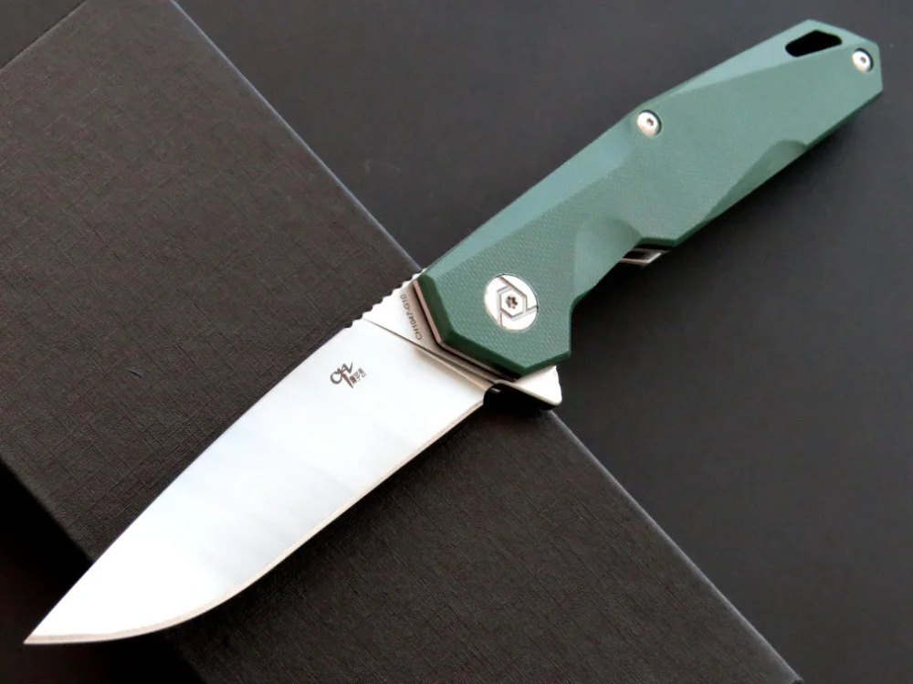 Складной нож с ручкой 58 59HRC CH CH1047 D2 G10 тактический для выживания походный EDC