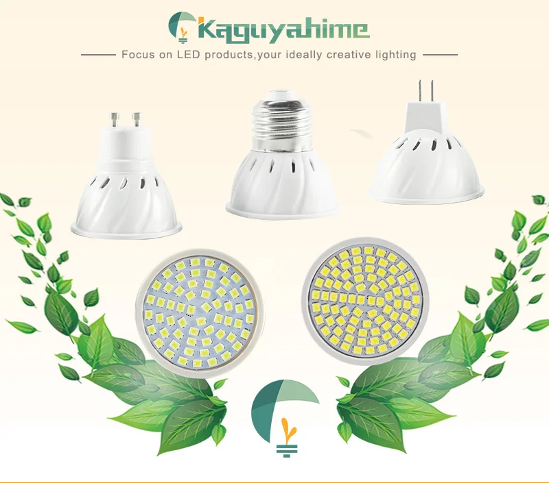 Kaguyahime 220 V E27 MR16 GU10 светодиодные лампы 240V 12V 220V Bombillas LED лампа пятно света SMD 2835 lampara высокий яркий для дома