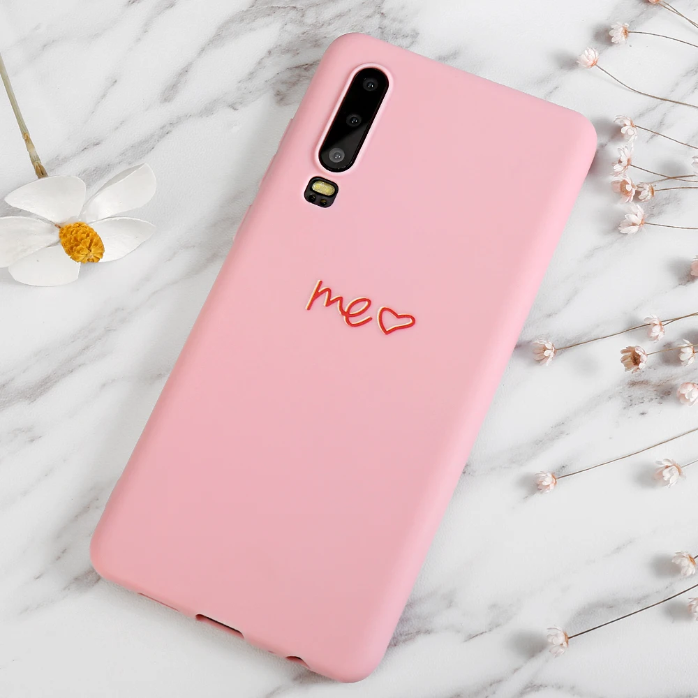 Силиконовый чехол из ТПУ с сердечками для Huawei Honor 8 9Lite 20 Pro 10i 9i V20 V10 V9 V8 Play 6 6A 7c 7A 5A 7X