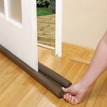 

1Pcs New Hot 2019 Guard Stopper Twin Door Decor Protector Doorstop Draft Dodger Energy Saving Home