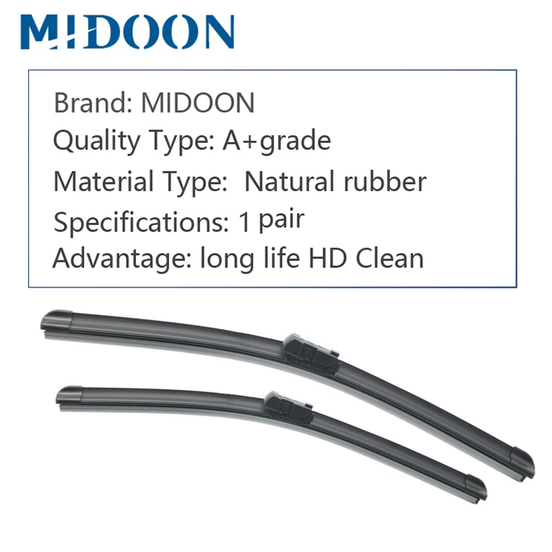 Щетки стеклоочистителя MIDOON для VW Golf Mk4/Mk5/Mk6/Mk7 модельный год от 2002 до