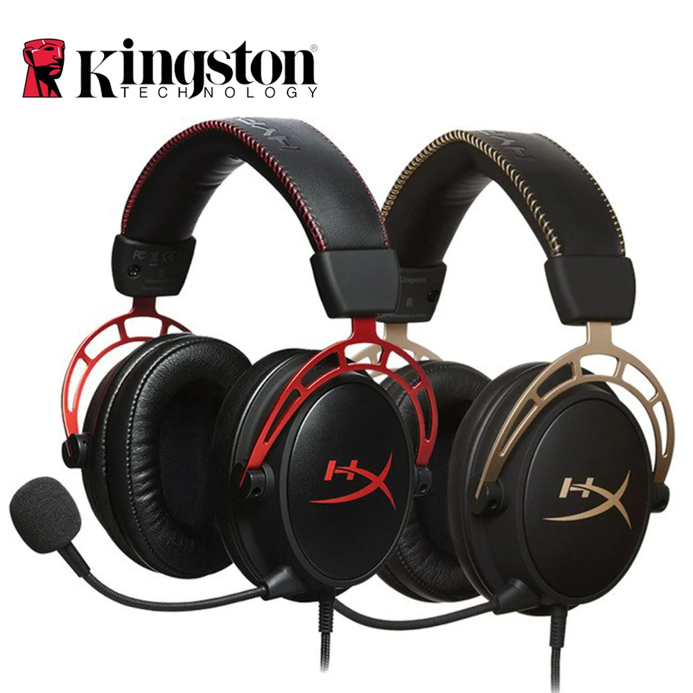 Игровая гарнитура kingston HyperX Cloud Alpha с микрофоном 3,5 мм для PS4 PRO Xbox One S мобильных устройств VR PC Gamer