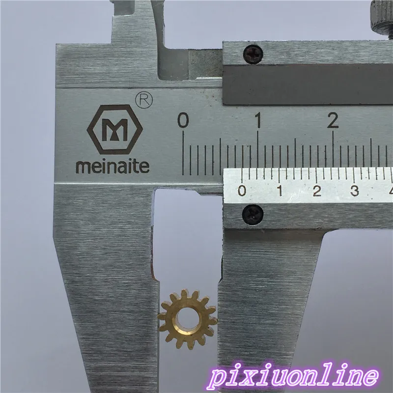 10pcs K093Y Mini 3.17 MM Pore 14 Tooth Brass Motor Shaft Gear DIY Toys Parts High Quality On Sale