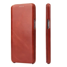 3 цвета натуральным воловьей кожи для Samsung Galaxy S8/S8 плюс автоматическая Адсорбция Бизнес вьетнамки из натуральной кожи чехол для телефона