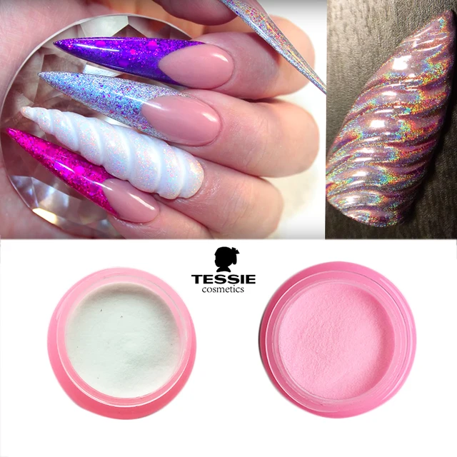 Unicorn Horn Nail Acrylic Art Powder Unicorn Horn Nail Acrylic Art Powder