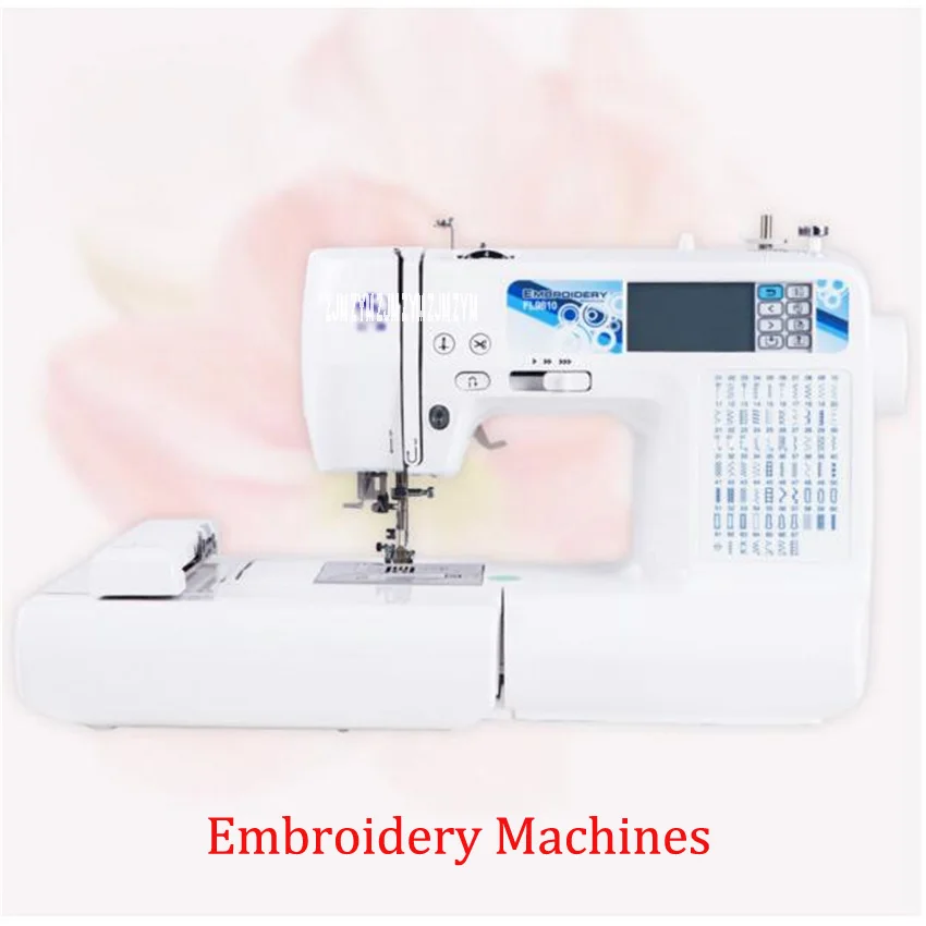 

LCD Home Domestic Computerized Sewing&Embroidery Machine,Name Pattern DIY Custom Sewing Flat Embroidery Machine 110V/220V