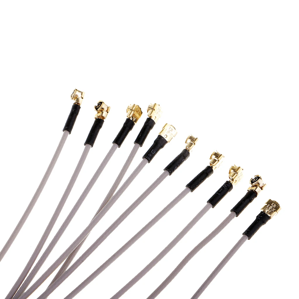 2.4G 1.5dBi RG-113 Wifi Antenna IPEX Connector for FPV RC Drone, Set of 10
