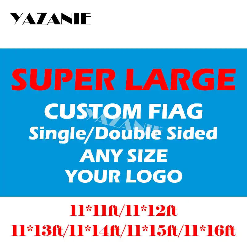 Yazanie 11x11ft 11x12ft 11x13ft 11x14ft 11x15ft Big Polyester Logo