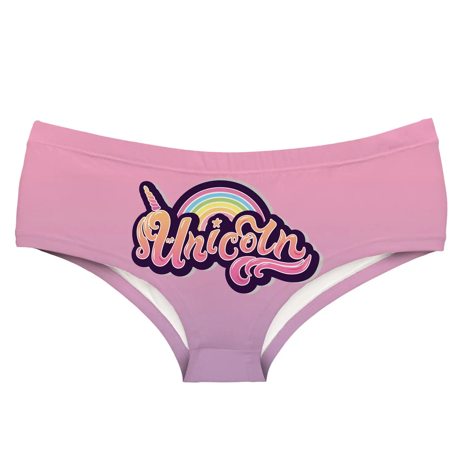 

Turkish Ice-cream Stripe Lady Underwear Wild Animal Unicorn-cat Girl Briefs Tropical Rainforest Flower Pattern Women Panties