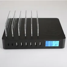 7,5 Вт Qi Беспроводное зарядное устройство для телефона для iPhone XR XS Max X 8 Plus 8 портов несколько USB Быстрый светодиодный зарядное устройство общее Беспроводное зарядное устройство