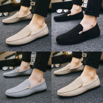 

2019 New summer men's shoes canvas casual men's shoes