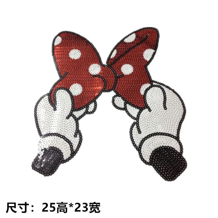 

Lady temperament dot bowknot patch DIY garment accessories skirt recommended patch patch