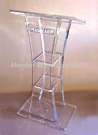 pulpit furniture Free Shiping High Quality Cheap Acrylic Lectern acrylic podium plexiglass photo