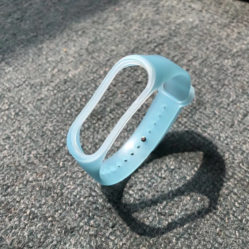 Ремешок силиконовый для Xiaomi Mi Band 3 прозрачный спортивный браслет сменный Браслет