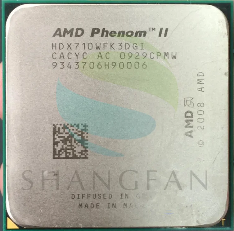 

AMD Phenom X3 710 2.6GHz Triple-Core CPU Processor HDX710WFK3DGI 95W Socket AM3 938pin