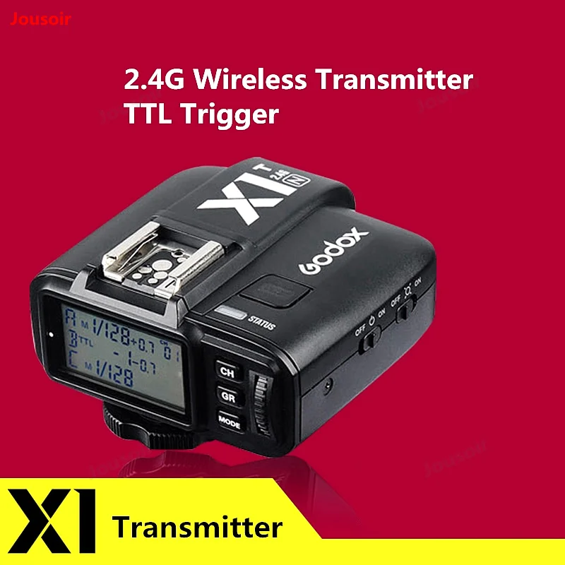 Godox X1T Flash Trigger поддерживает высокоскоростной синхронный TTL триггер C/N/S