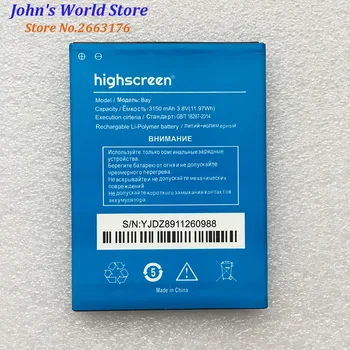 

High Quality Original For Highscreen BAY batteries cell phones batteries 3150mah Battery Replacement Parts