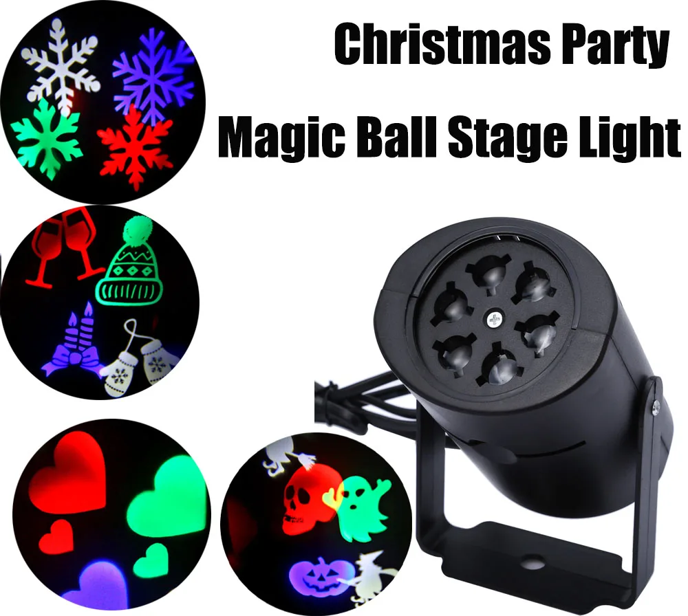 

LED Stage Light Laser Projector Lamps Heart Snow Spider Bat Christmas Party Landscape Light Garden Lamp Outdoor Lighting