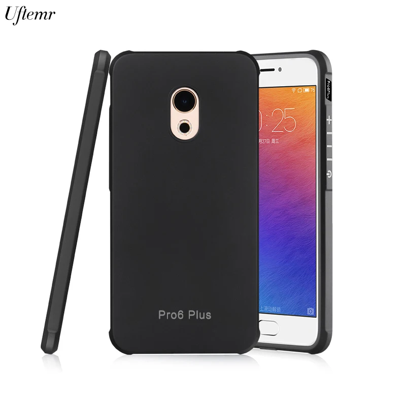 Чехол Uftemr для Meizu Pro 6 Plus ударопрочный защитный мягкий силиконовый чехол с 3D