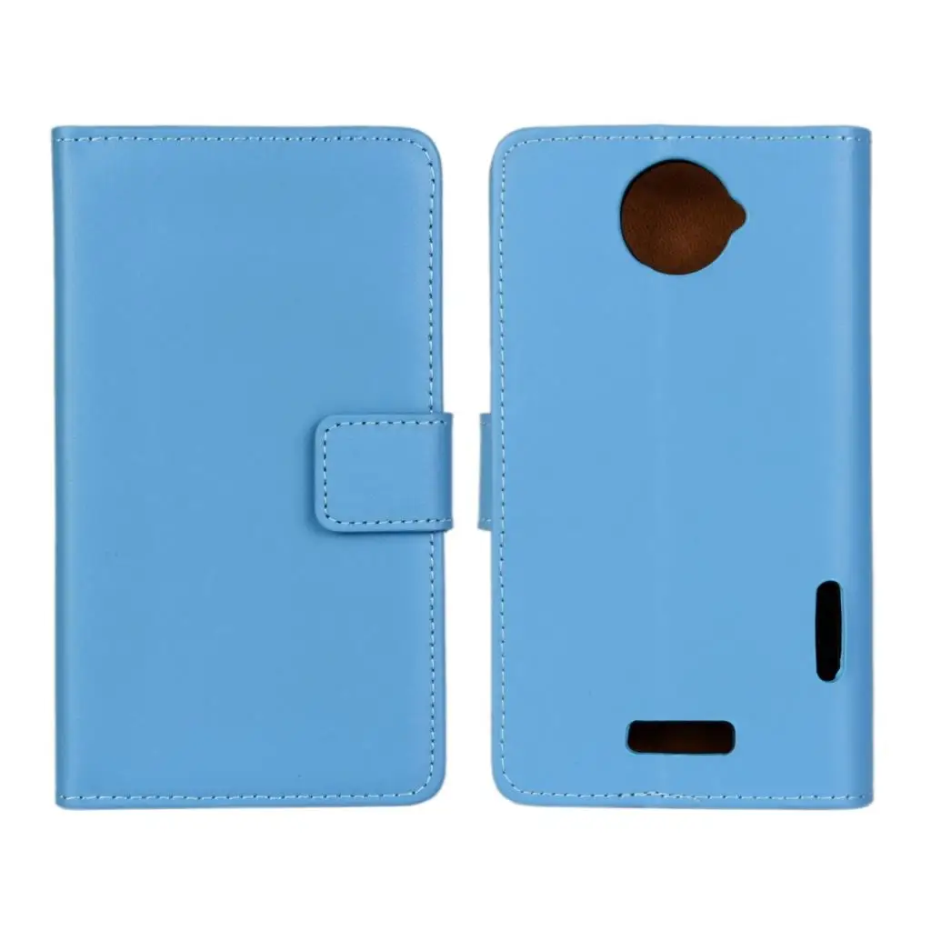Популярный кожаный чехол-кошелек для htc One X S720e держатель для карт чехол-книжка Ретро чехол для телефона для htc One X GG - Цвет: Небесно-голубой