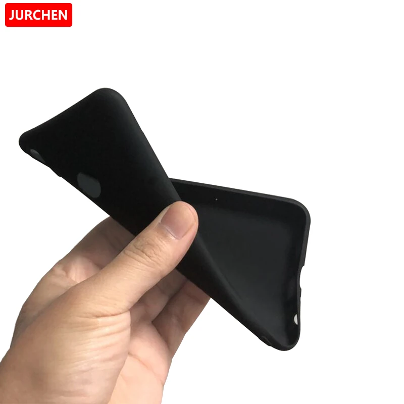Силиконовый чехол JURCHEN для телефона Huawei Y9 2019 с красивым рисунком и черными краями