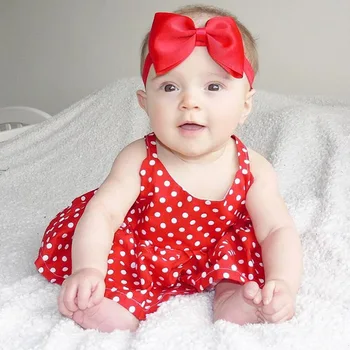 

Kids Tales Retail 2017 new Summer with red dot sundress ins hot style of the girls baby children's dress