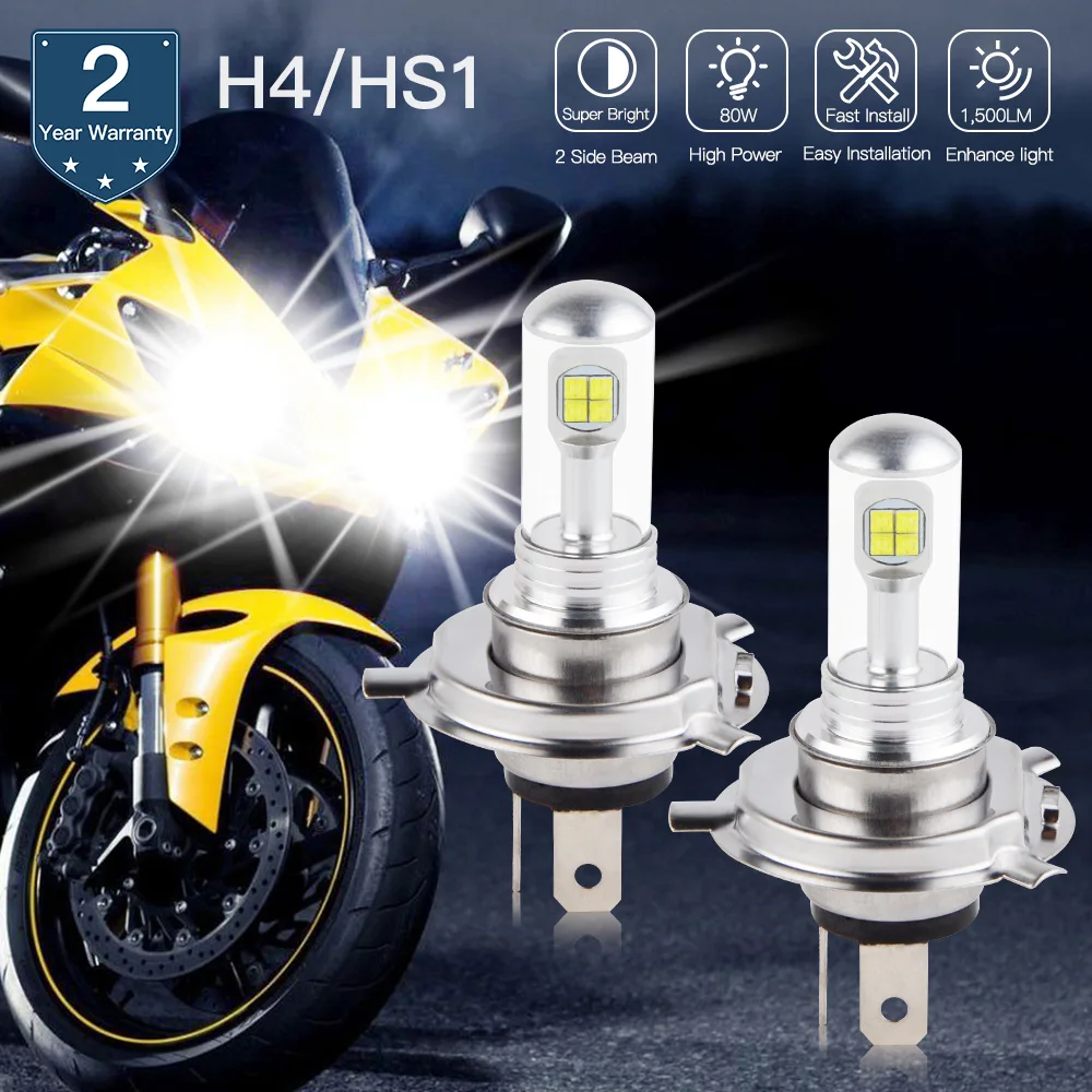 H4 LED Motorcycle Headlight DC 9-36V For KAWASAKI 454 LTD EN450A 1985-1990 h4 Led Moto Bulbs Super Bringht White Lamps H4 LED Motorcycle Headlight DC 9-36V For KAWASAKI 454 LTD EN450A 1985-1990 h4 Led Moto Bulbs Super Bringht White Lamps