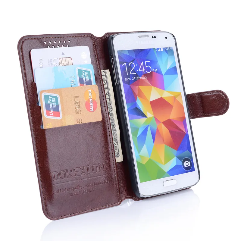 

Wallet Leather Case For Meizu MX5 Cover Luxury Retro Flip Coque For Meizu MX5 Pro Phone Bag Stand With Card Holders
