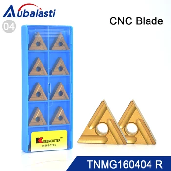 

10PCS TNMG160404 R External Turning Tools Carbide insert Lathe cutter Tool Tokarnyy turning insert