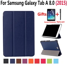 Смарт-чехол для samsung Galaxy Tab A 8 8,0 T350 T355 P350 SM-T350 SM-T355 чехол-подставка из искусственной кожи чехол для samsung Tab A 8,0