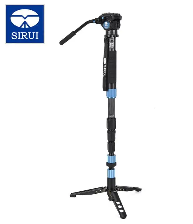 SIRUI p-224sr fibra di Carbonio Monopiede con VA-5 Video testa