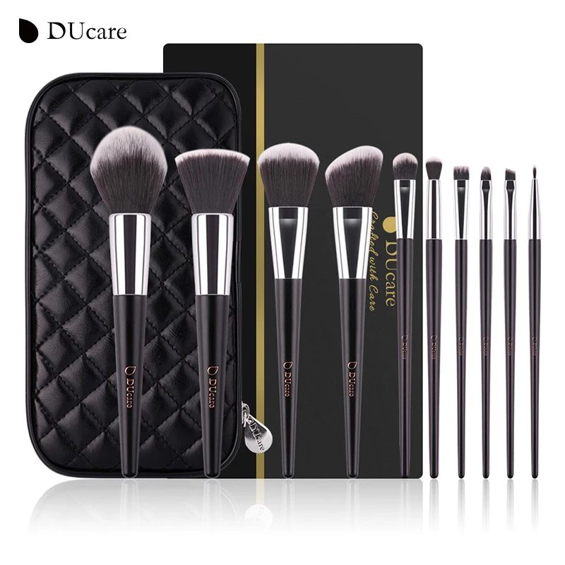 DUcare makeup brushes 10pcs high quality brush set professional brand