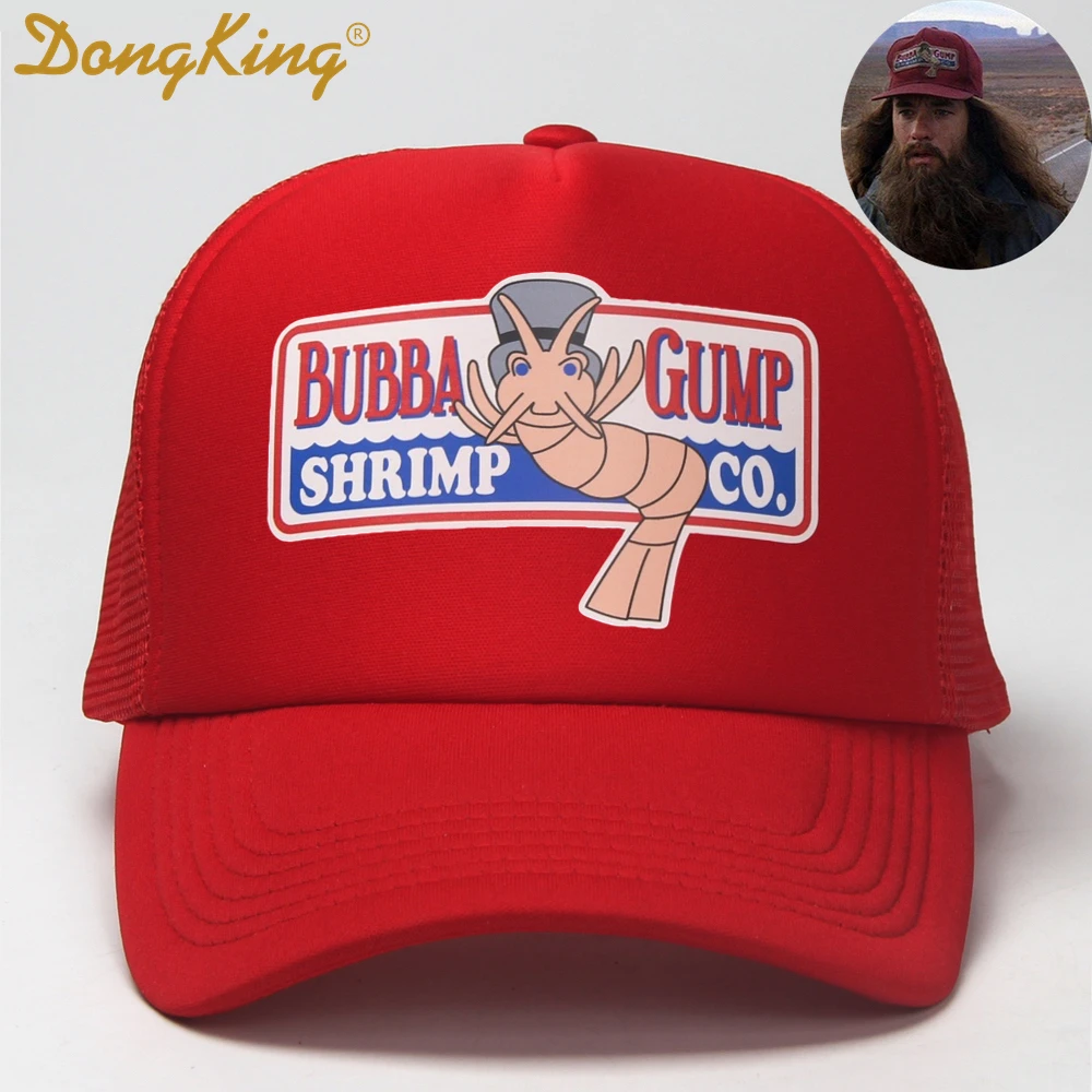 DongKing мода Trucker Hat Форрест Гамп восстановить Косплэй Running мет шапки подарок на Хэллоуин