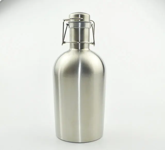 

Stainless Steel Beer Growler - 64 oz,Swing Top Beer Growler,Beer Bottle Ultimate Growler 2 Litre 304 Stainless Steel - Home Brew