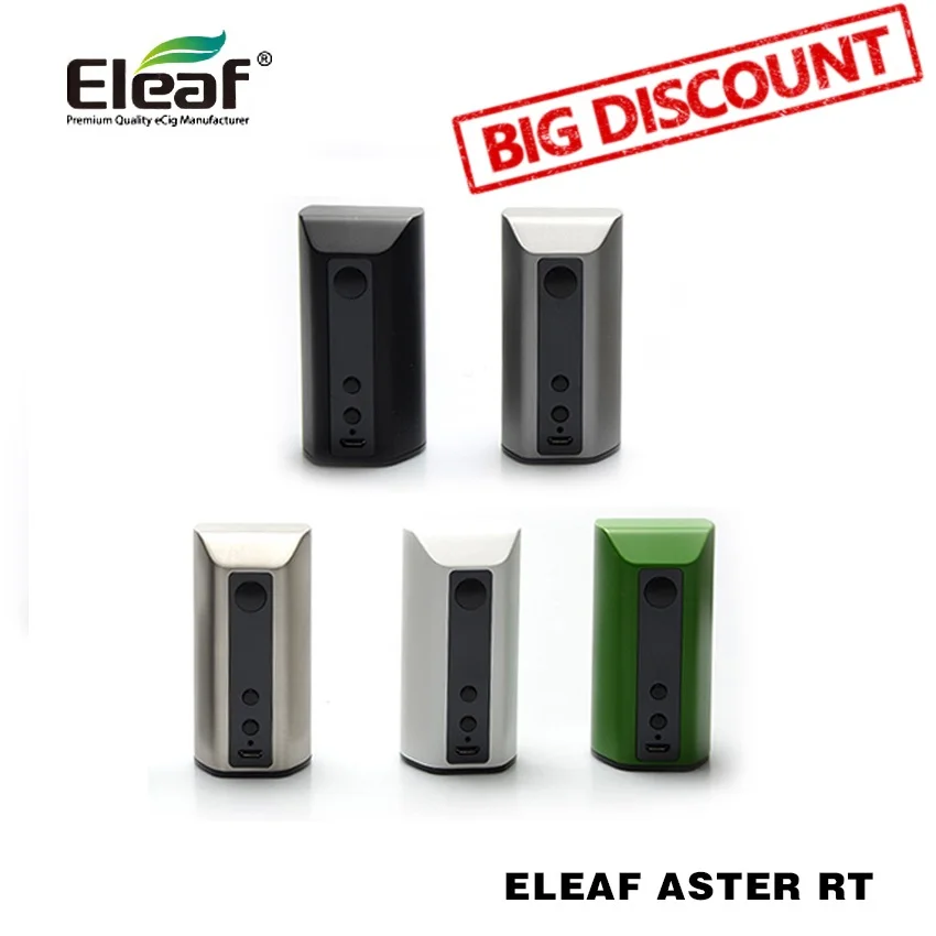 

Original Eleaf ASTER RT Battery 100W Electronic Cigarette Box Mod with 4400mah Battery for Electronic Cig Kit