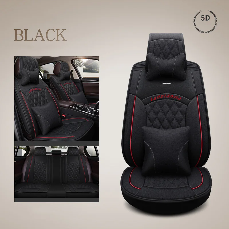 Сиденья чехлы сидений льняной ткани для Opel Astra G H J K corsa c d e Insignia omega kadett ajila Antara ascona