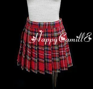 

1/6 1/4 1/3 scale BJD Plaid skirt for BJD/SD clothing doll accessories,Not included doll,shoes,wig,and other accessories 18D1236