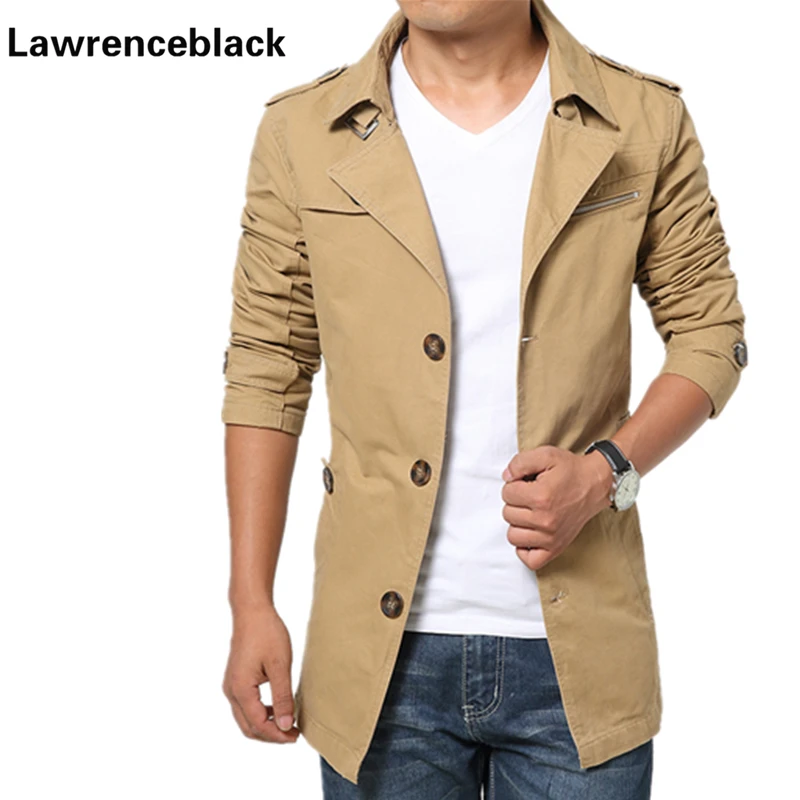 

Veste Homme Jacket Men Casaco Inverno Homem Casual Mens Jackets And Coats Big Size Solid Cotton Overcoat 2016 New Trench Coat 1