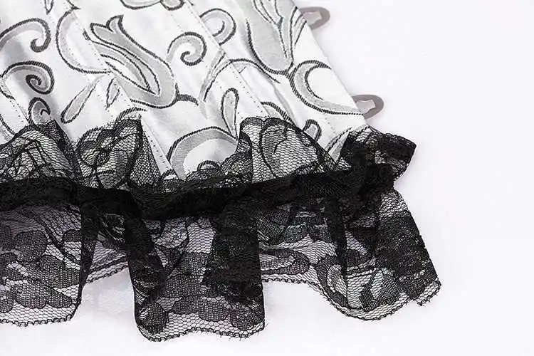Sexy Gorset Steampunk Clothing Gothic Lace Up Corset Steel Boned Corset Overbust Bustier Waist Cincher Body Shaper Sexy Corselet (11)
