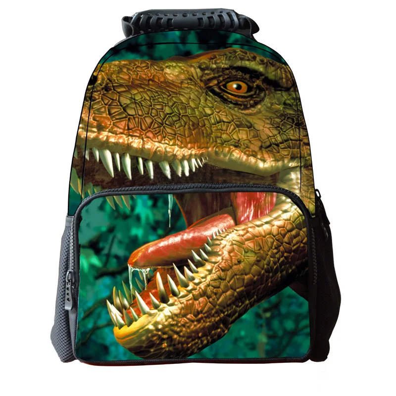 

Fikvoon Boy Multifunctional Durable School Backpack Mini Bookbag Backpacks Unisex Cool Dinosaur Felt Environmental Animal Bag
