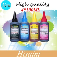 Hisaint 4x100 мл универсальная совместимая краска для заправки чернил комплект для hp для Canon для Brother для Epson для Lexmark для принтера DELL