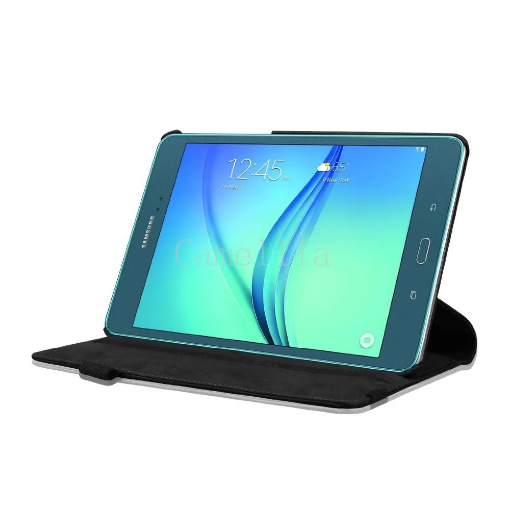 Cuckoodo 200 шт./лот для Samsung Galaxy Tab 8.0, премиум Vegan кожа 360 градусов Поворотная подставка для Tab A 8 дюйма Планшеты SM-T350