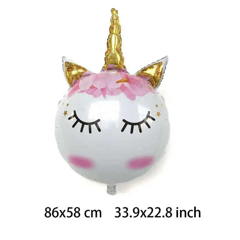

1pc New unicorn balloon Unicorn party birthday party decorations kids helium foil balloons