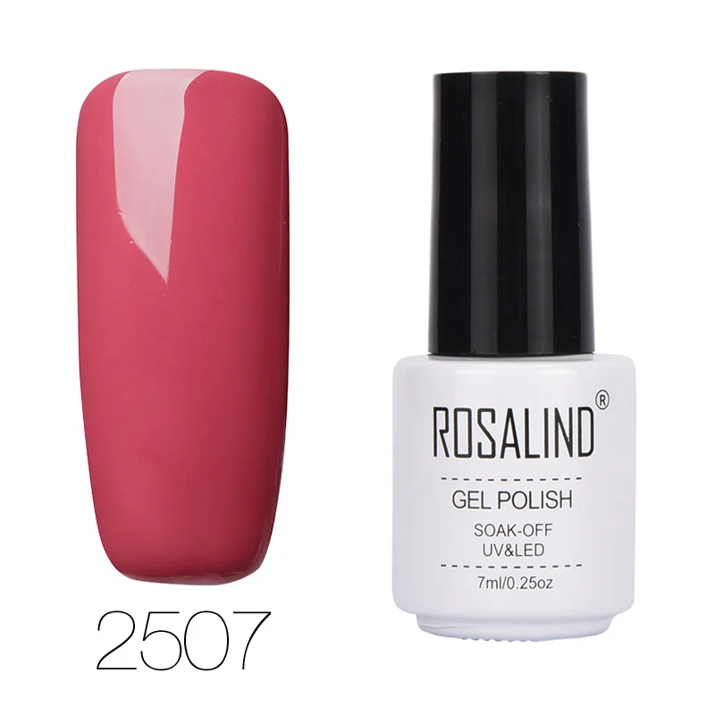 507 Бренд Rosalind, Гель-лак для ногтей, УФ-гель для ногтей, замачивается от конфет, чистый Гель-лак, УФ светодиодный, лампа для маникюра, Гель-лак, художественное оформление - Цвет: 507