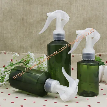 

100ml/150ml/200ml olive green PET trigger spray bottle with clear sprayer gun.water spray bottle,toilet water refillable bottle