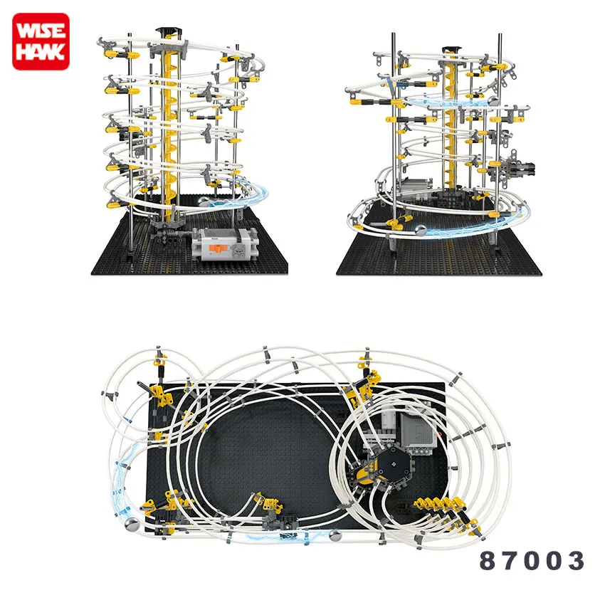 Модель Строительные наборы DIY Развивающие игрушки уровень Spacerail 1 2 3 4 стальные мраморные американские горки космическая основа для взрослых подарок для детей - Цвет: Level 3 87003